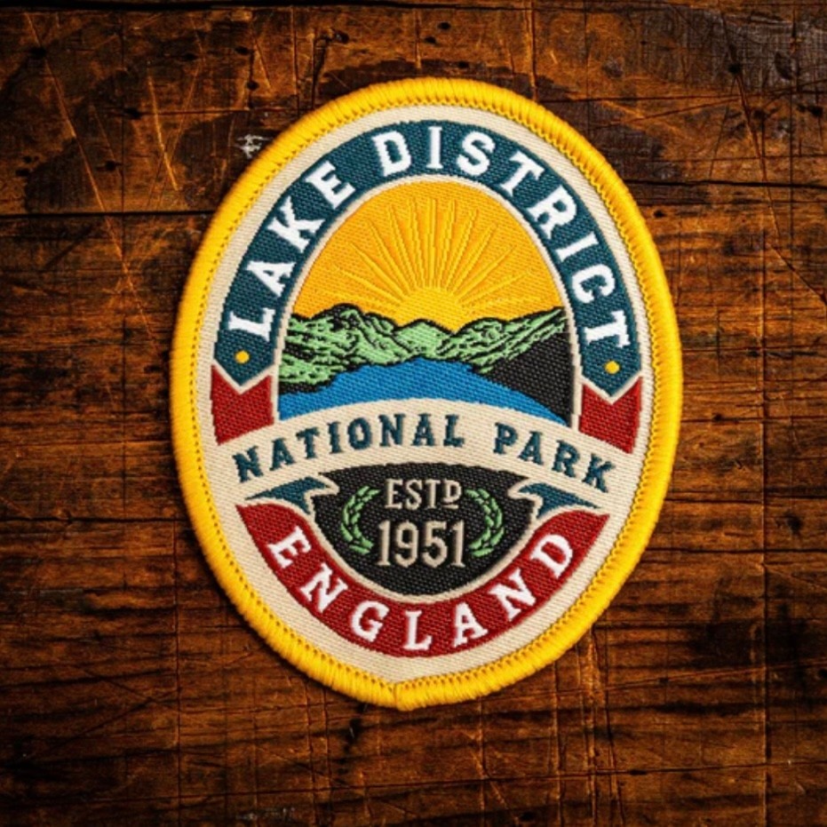 Iron on Patch Lake District