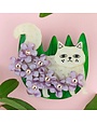 Doodle Cat Cream Brooch