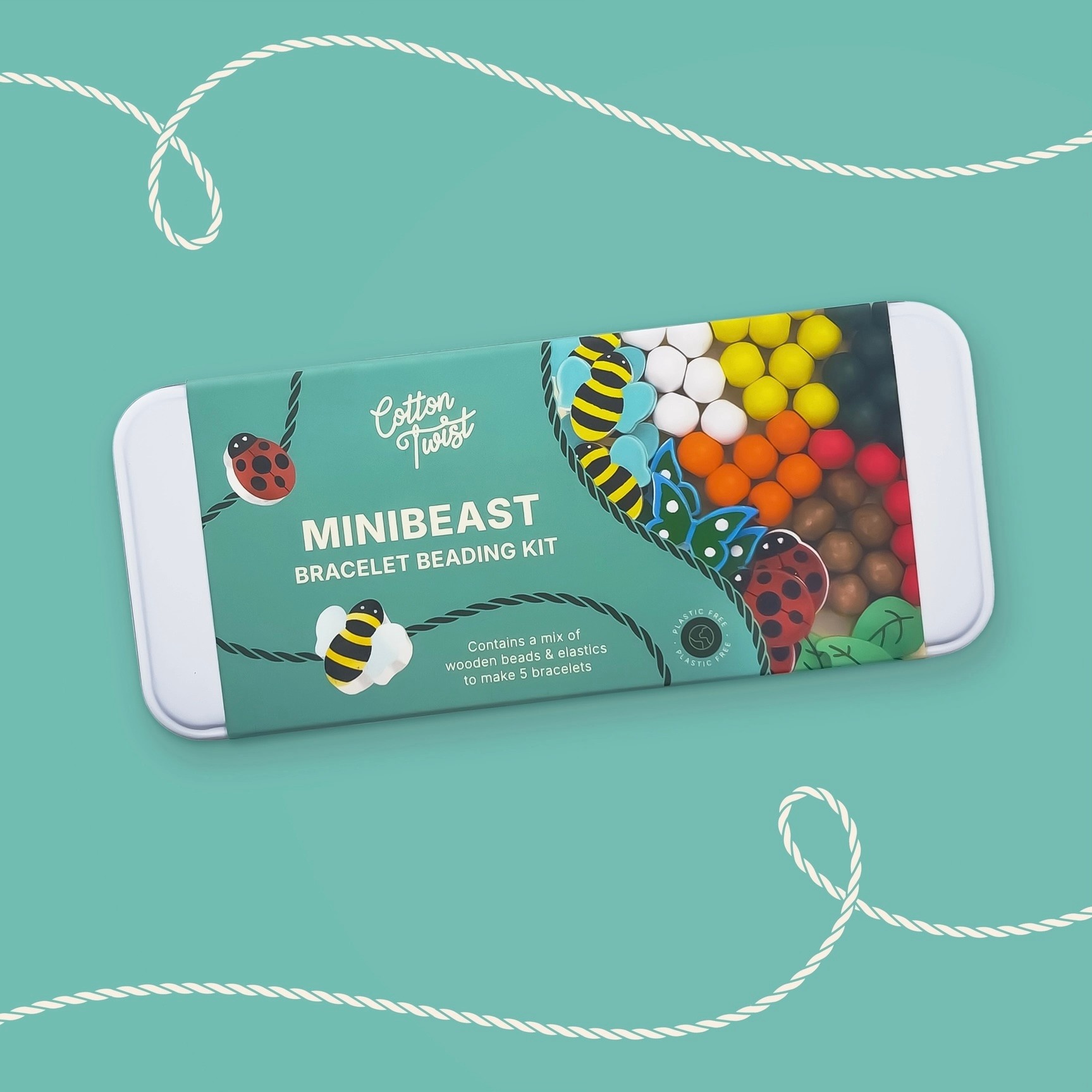 Cotton Twist Minibeast Bracelet Bead Kit