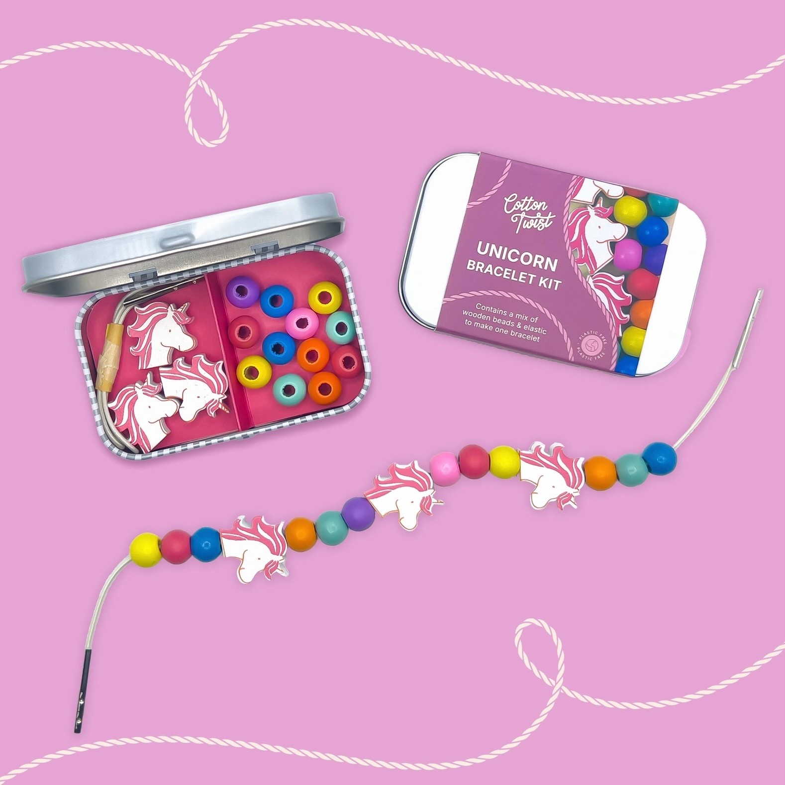 Cotton Twist Unicorn Bracelet Gift Kit