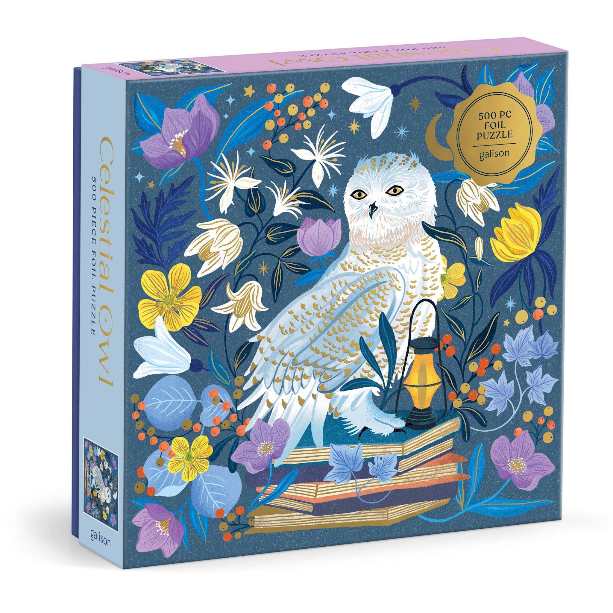 Galison 500 Piece Puzzle Foil Celestial Owl