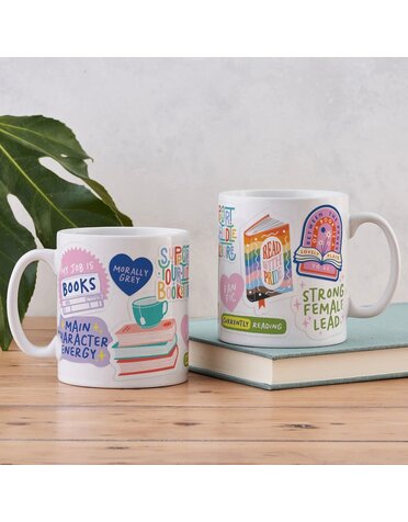 Bookishly Bookish Mug Stickers