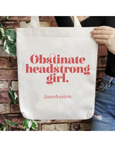 Bookishly Tote Bag Headstrong Girl
