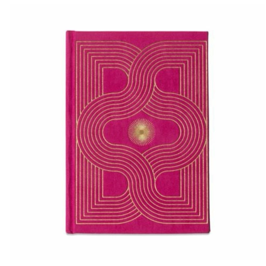 Designworks Ink Fuchsia Radiant Suede Notebook