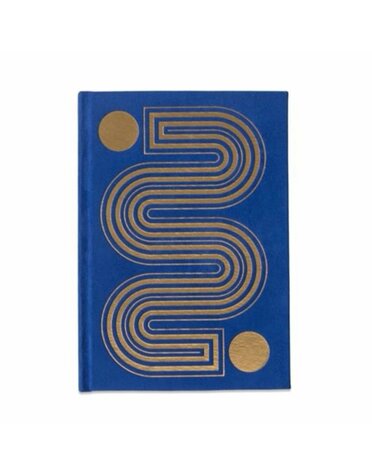 Designworks Ink Cobalt Radiant Suede Notebook