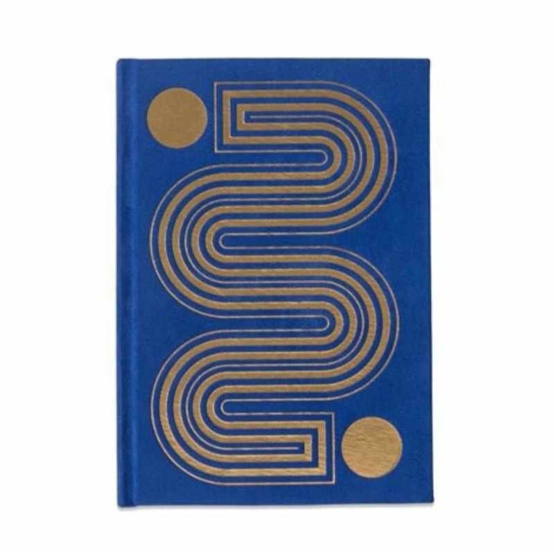 Designworks Ink Cobalt Radiant Suede Notebook