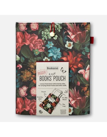 IF Creations Book Pouch Dark Floral