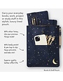 IF Creations Book Pouch Moon & Stars