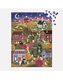 Galison 1000 Piece Foil Puzzle Spooky Village