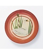 Round Enamel Tray Swan