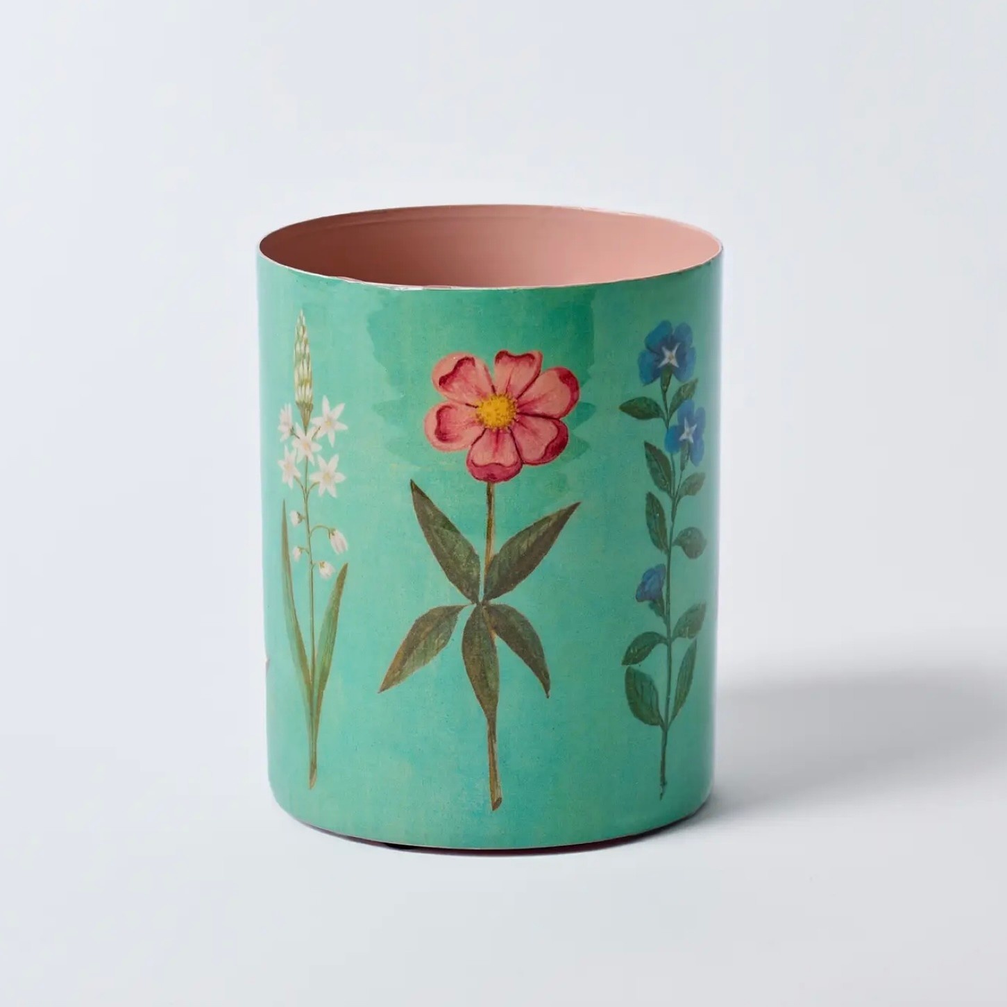 Enamel Pot Festival Of Flowers