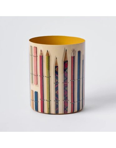 Enamel Pot Vintage Pencils