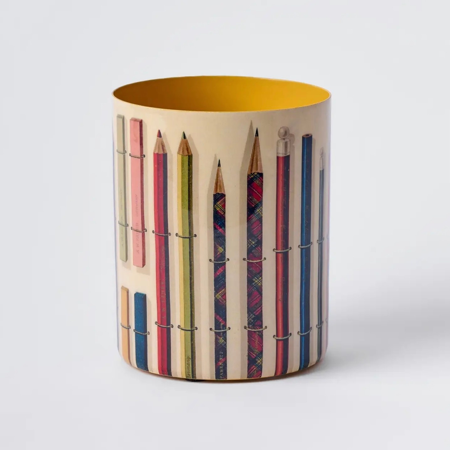 Enamel Pot Vintage Pencils