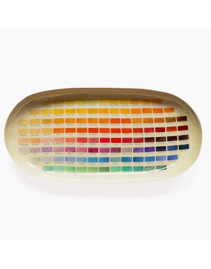 Oval Enamel Tray Nomenclature Of Colours
