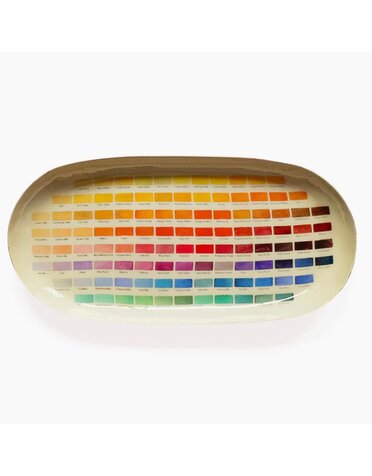 Oval Enamel Tray Nomenclature Of Colours