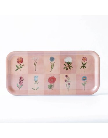 Festival Of Flowers Birchwood Tray