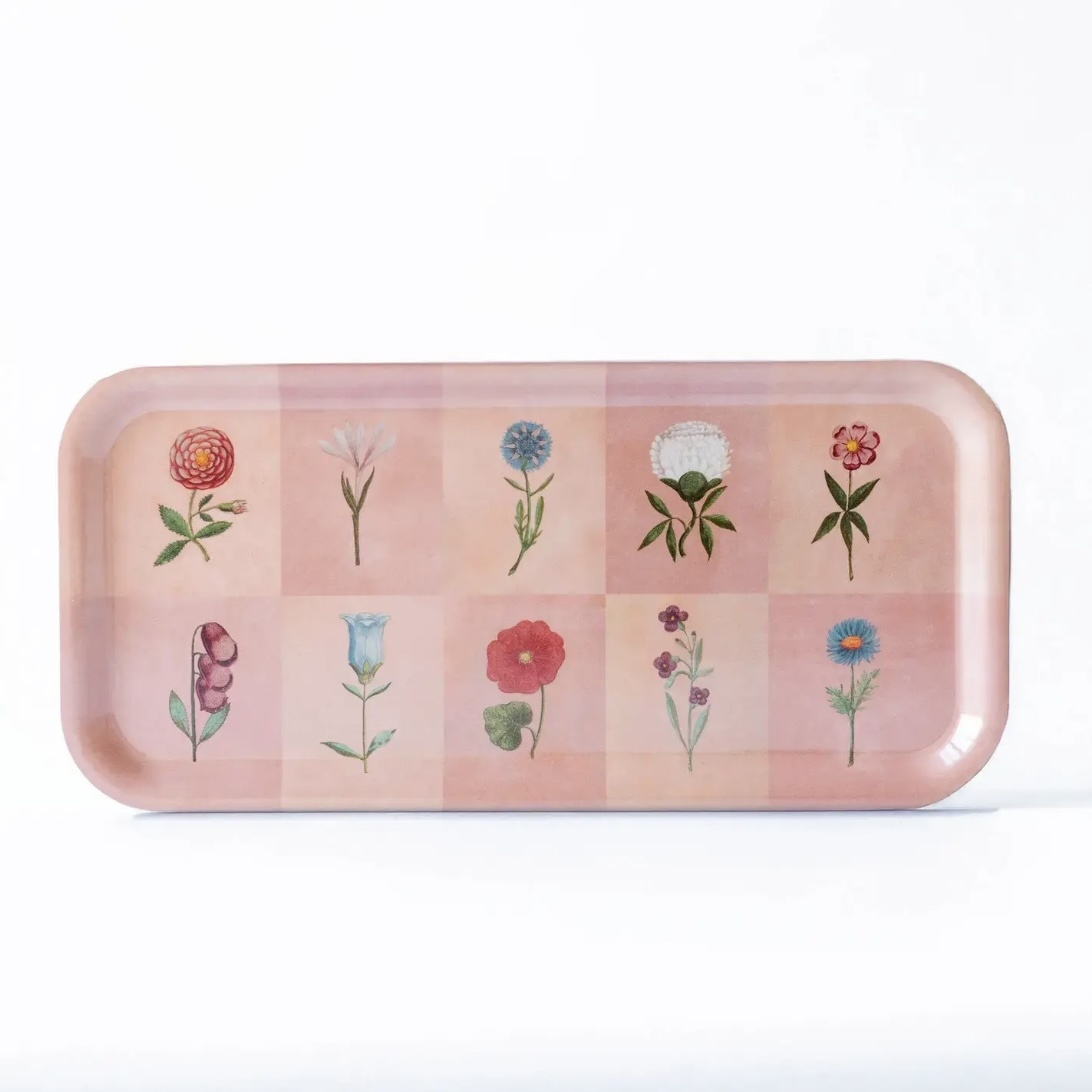 Festival Of Flowers Birchwood Tray