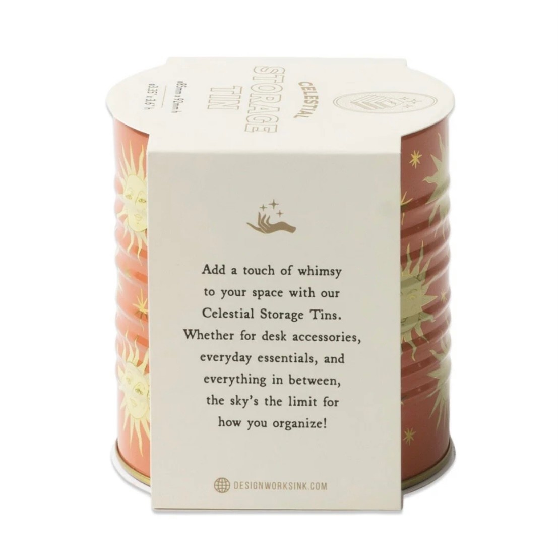 Designworks Ink Terracotta Sun Storage Tin