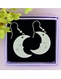 Silver Moon Earrings
