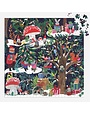 Galison 500 Piece Puzzle Yuletide Forest