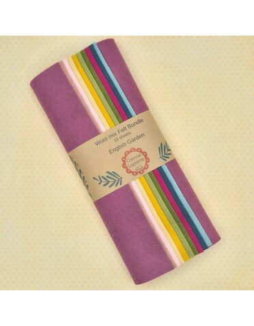 Corinne Lapierre 10 English Garden Felt Sheets