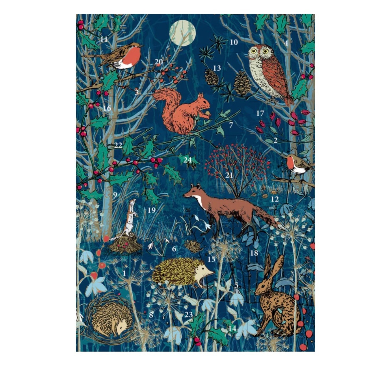 Roger La Borde Advent Card Winter’s Tale Animals