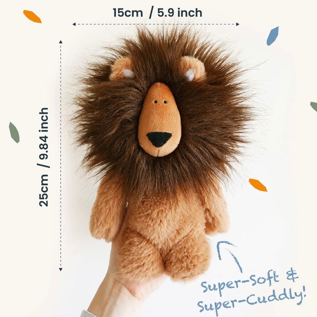 Tigercub Prints Rory Lion Soft Toy