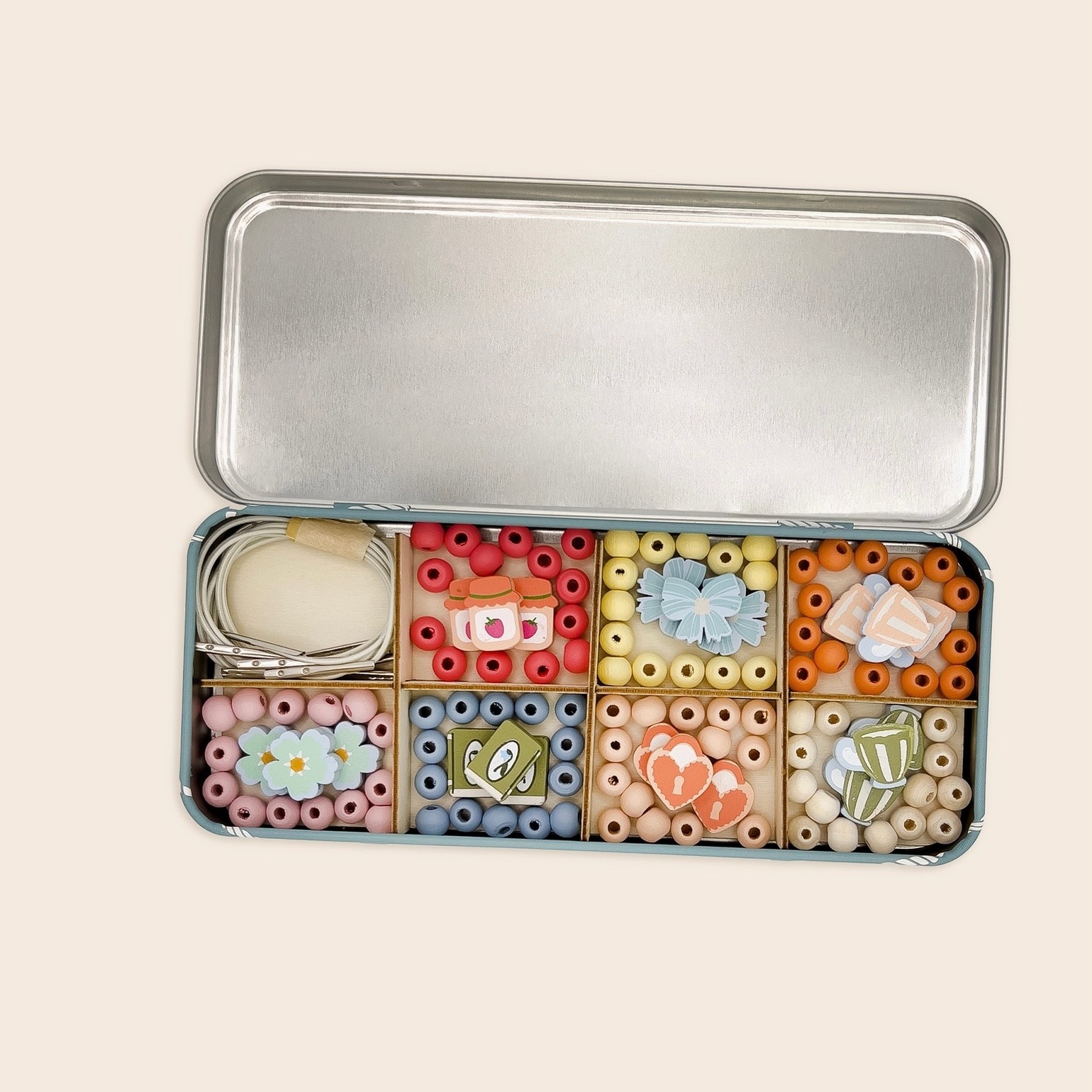 Cotton Twist Tiny Trinkets Bracelet Bead Kit