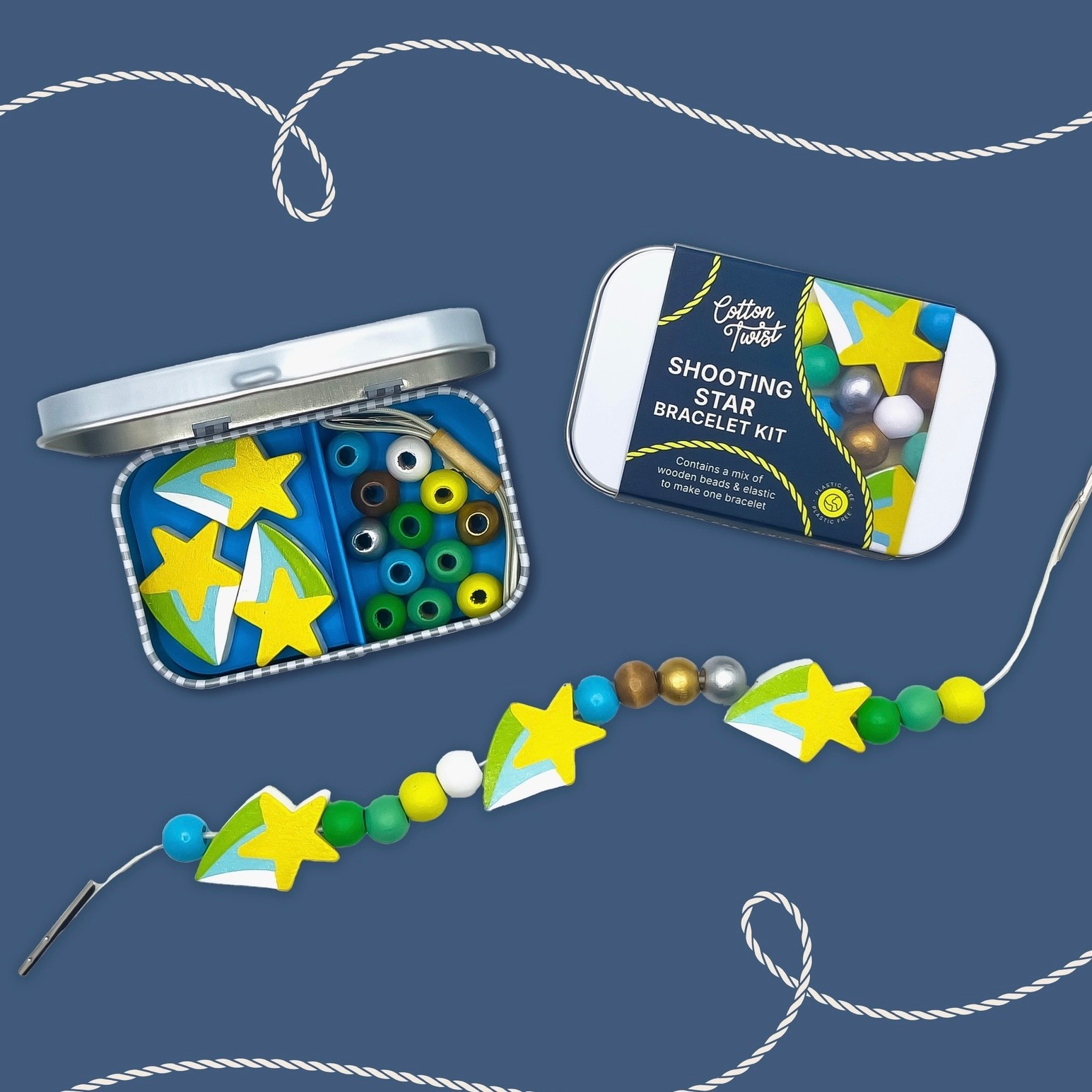 Cotton Twist Shooting Star Bracelet Gift Kit