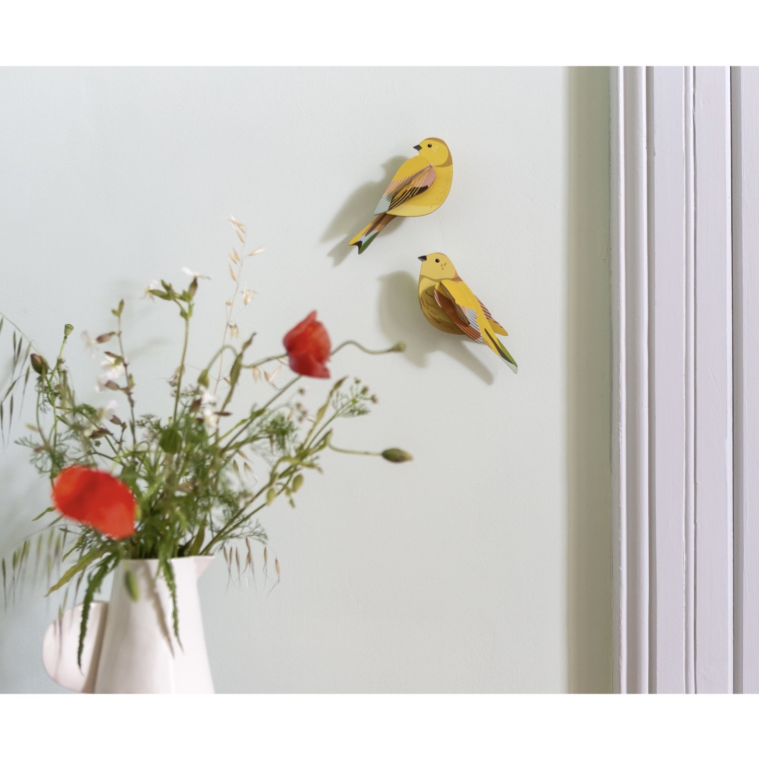 Studio Roof Garden Birds Citrinella Pair DIS