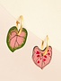 Materia Rica Hoop Earrings Caladium