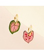 Materia Rica Hoop Earrings Caladium