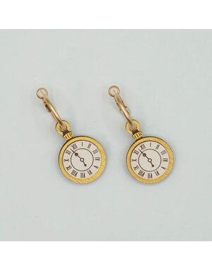 Materia Rica Hoop Earrings Wonderland Time