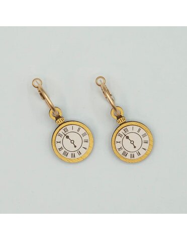 Materia Rica Hoop Earrings Wonderland Time