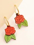 Materia Rica Hoop Earrings Rosa Rosae