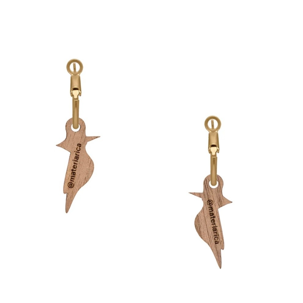 Materia Rica Earrings Woodpeckers