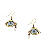 Materia Rica Hook Earrings Eye With A Tear