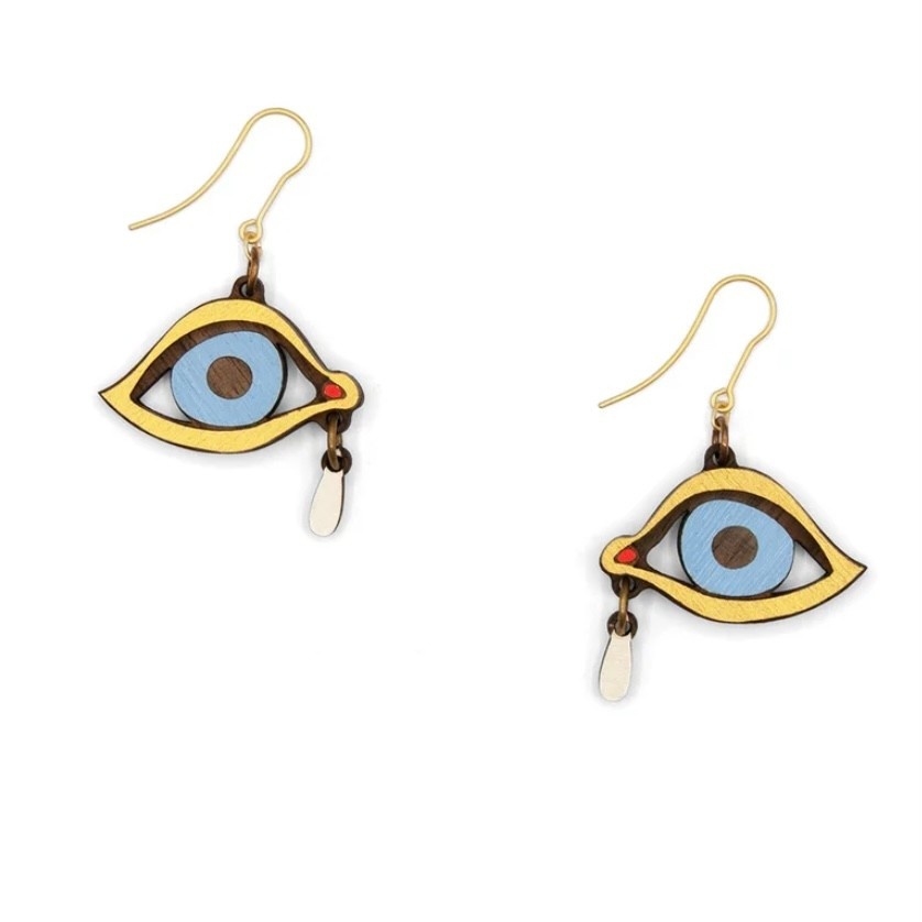 Materia Rica Hook Earrings Eye With A Tear
