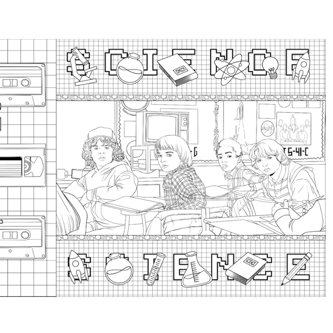 Bookspeed Stranger Things: The Complete Colouring Book