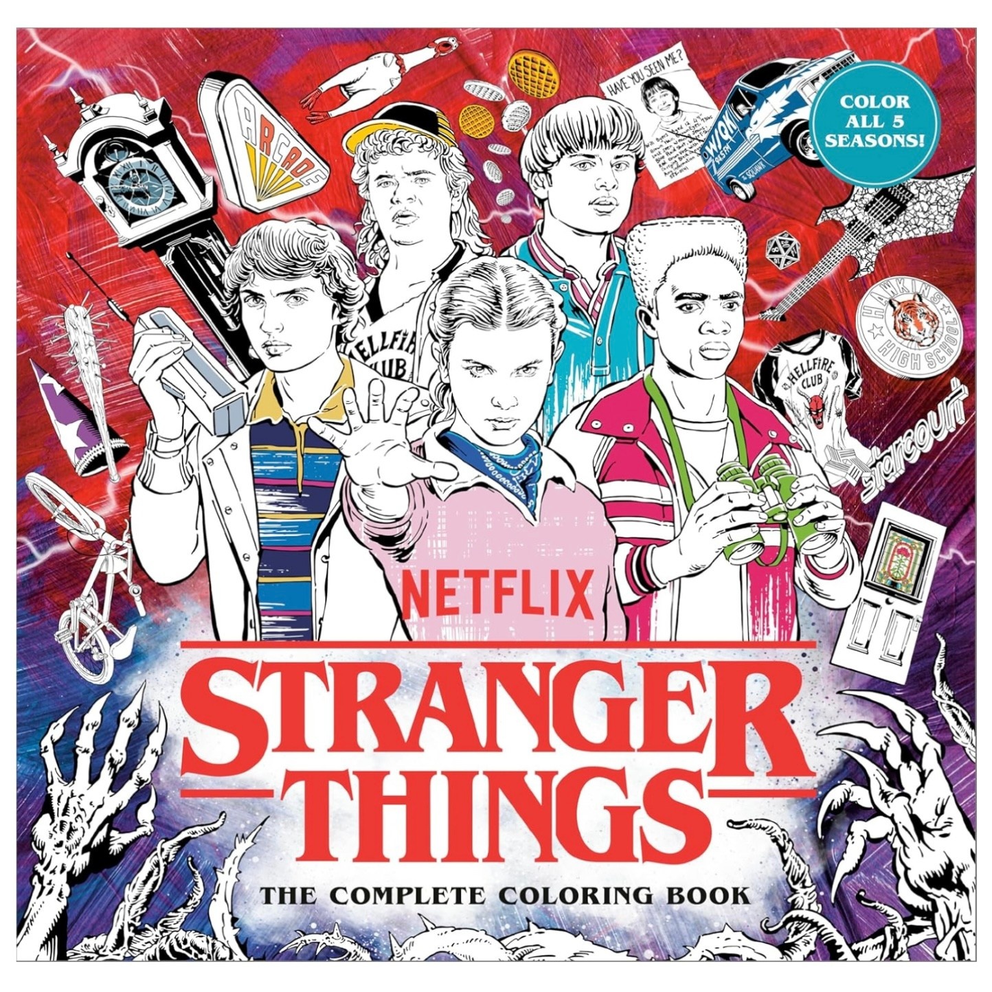 Bookspeed Stranger Things: The Complete Colouring Book