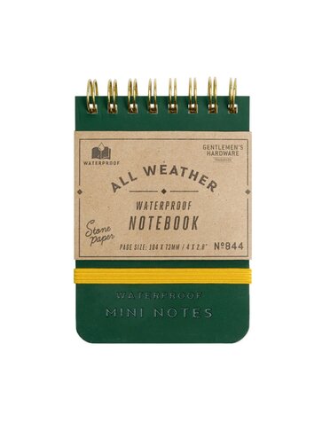 Gentlemen's Hardware Waterproof Pocket Notebook