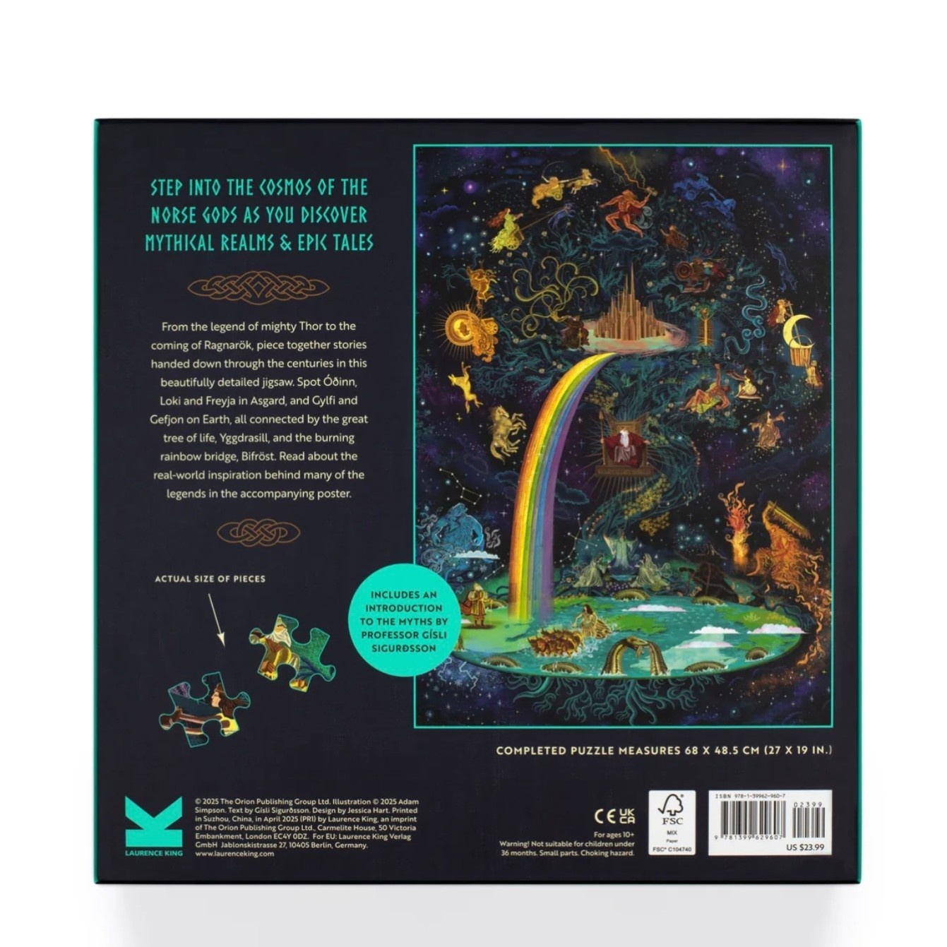 Laurence King 1000 Piece Puzzle The World Of  Norse Mythology