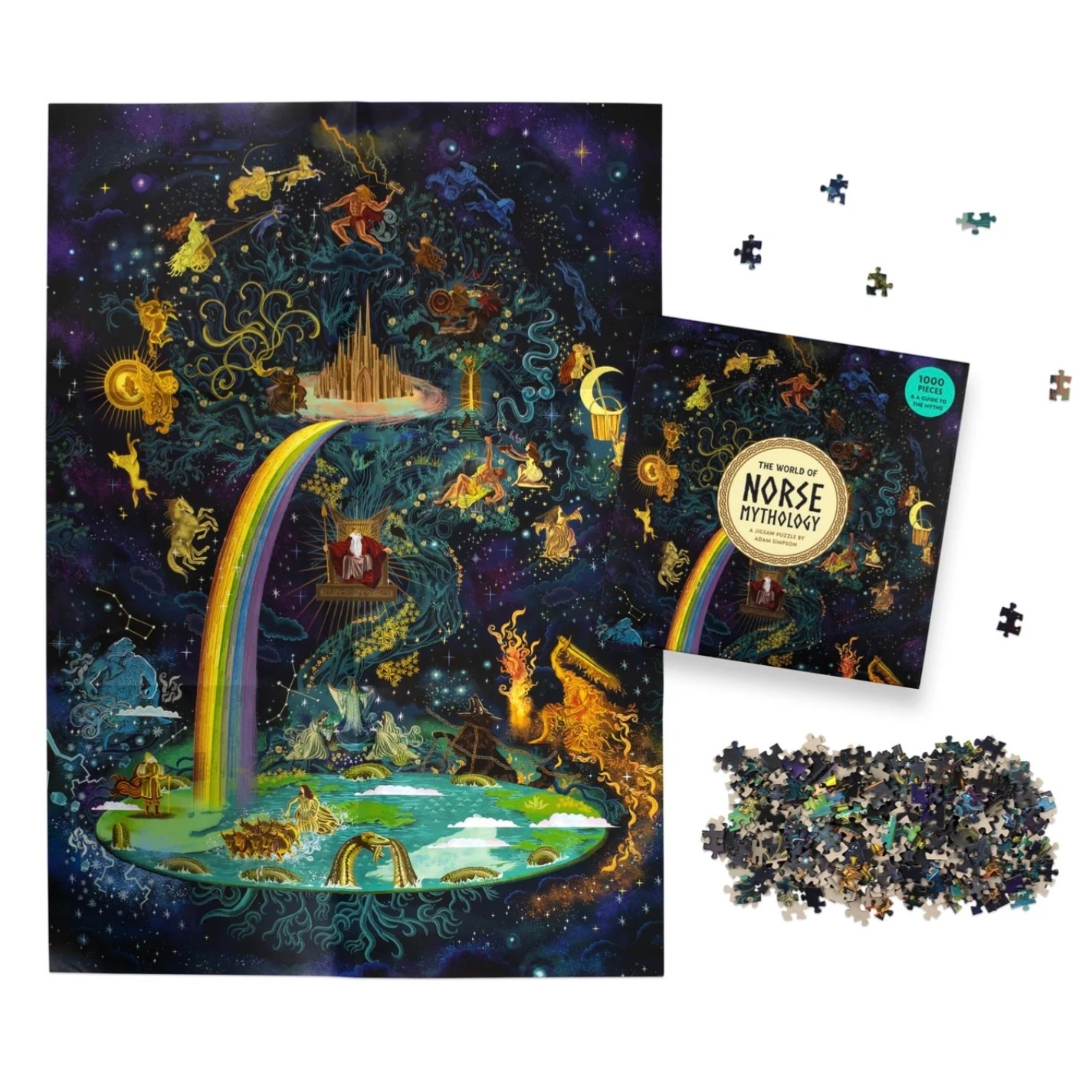 Laurence King 1000 Piece Puzzle The World Of  Norse Mythology