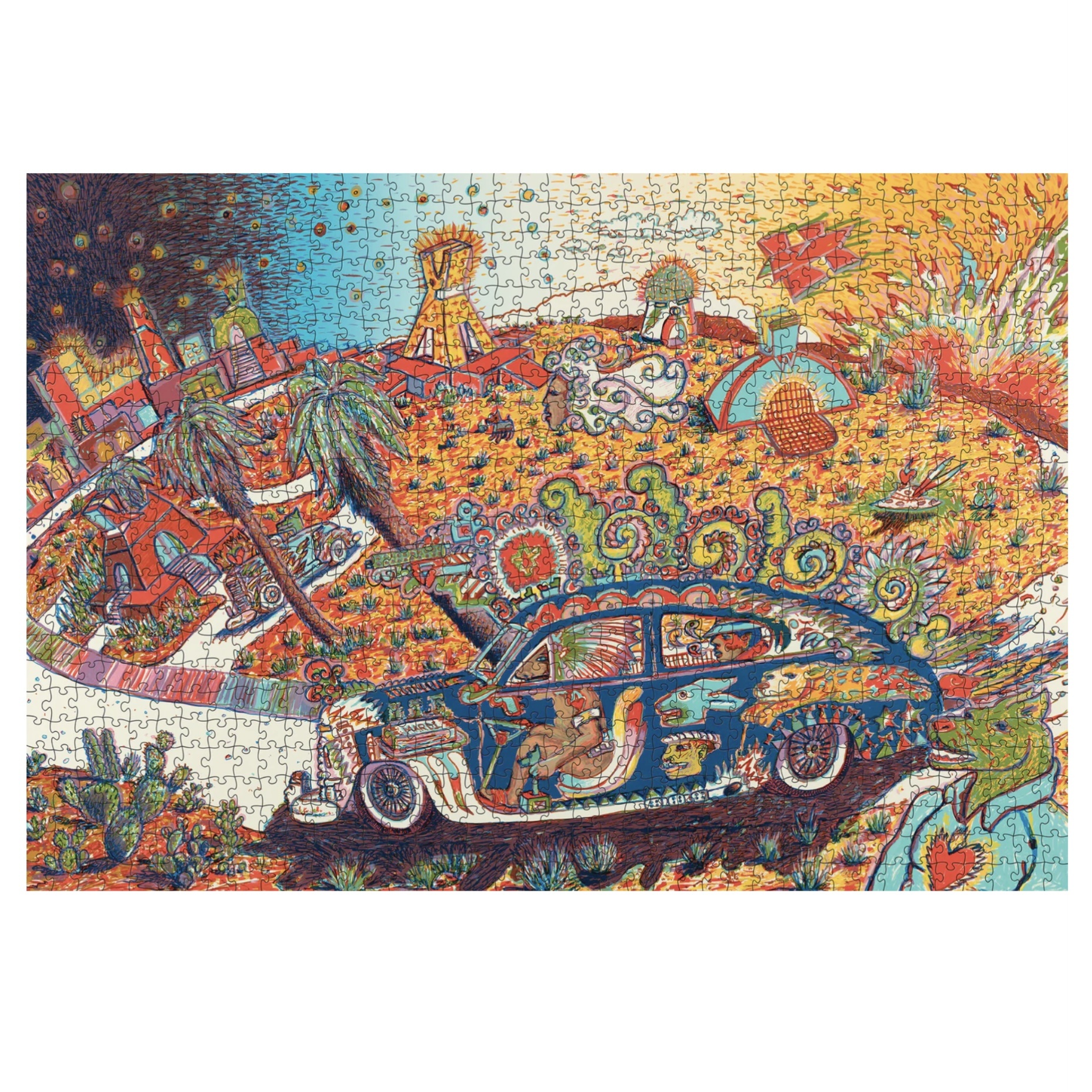 Pomegranate 1000 Piece Puzzle Cruising Turtle Island