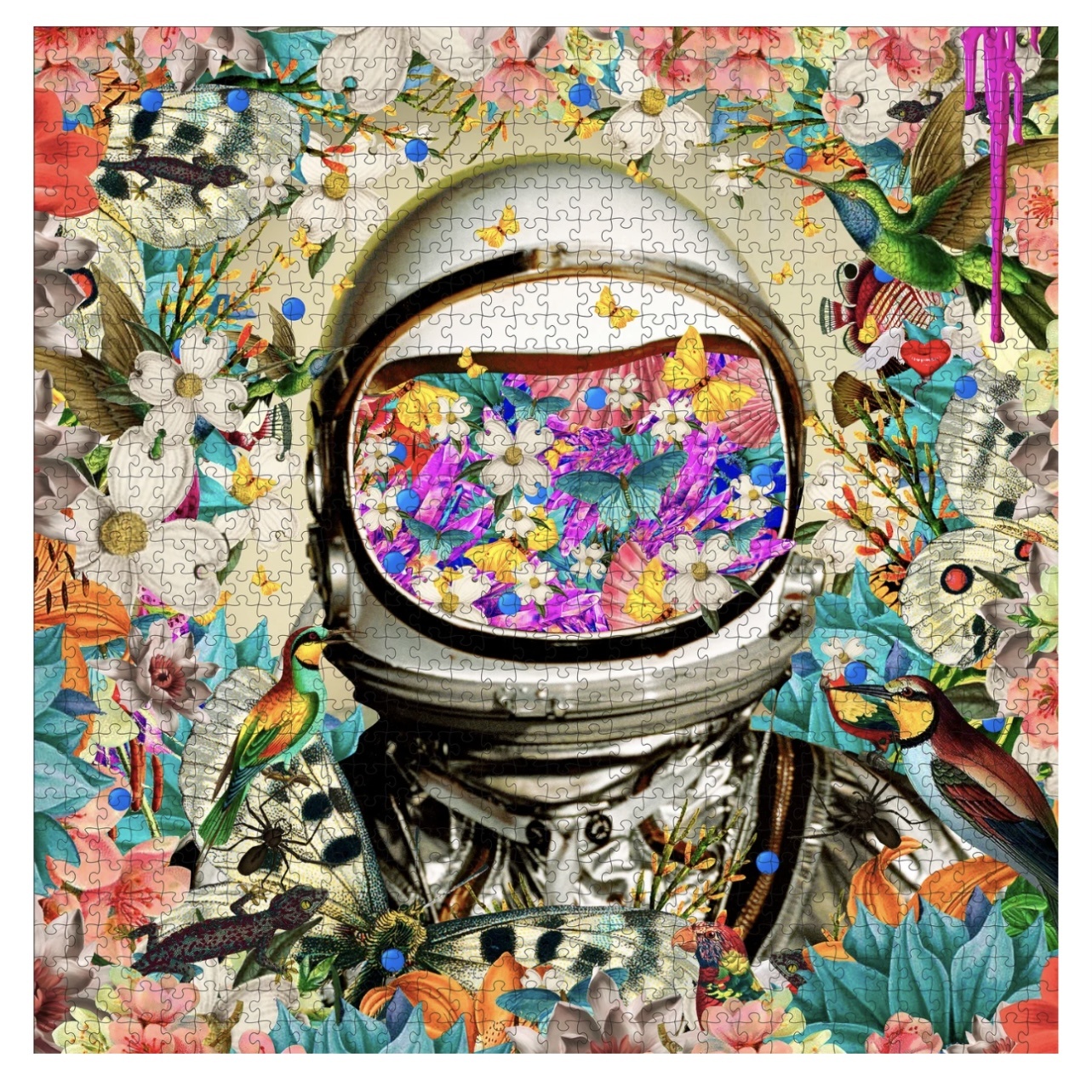 Pomegranate 1000 Piece Puzzle Astronaut