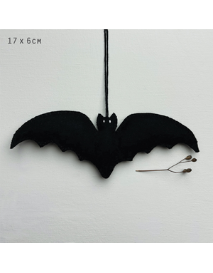 East of India Hanging Felt Bat Large
