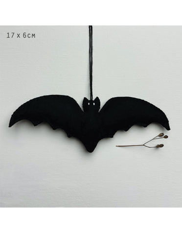 East of India Hanging Felt Bat Large