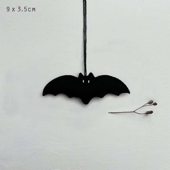 East of India Hanging Felt Bat Small