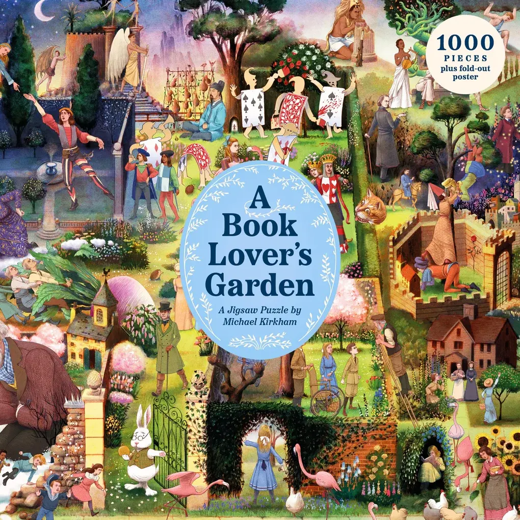 Laurence King 1000 Piece Puzzle A Book Lover’s Garden