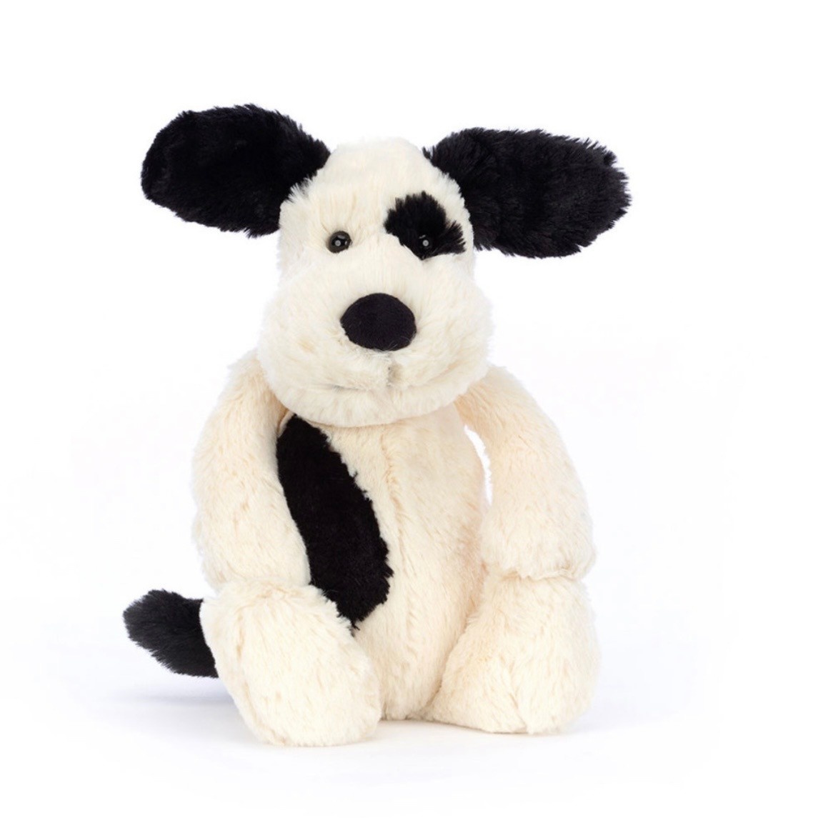 Jellycat Bashful Black & Cream Puppy